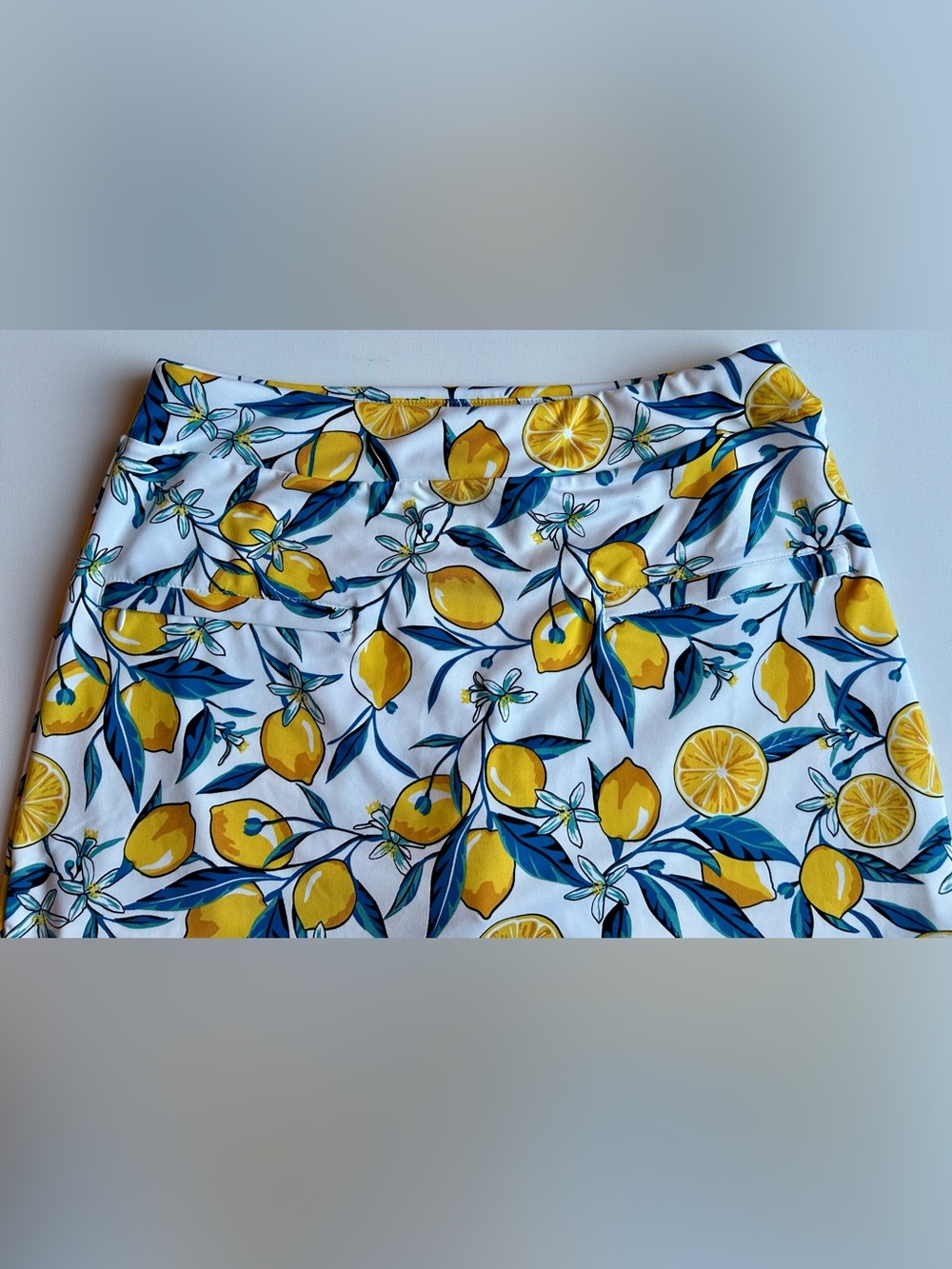 Tail Activewear Sanders Lemon Blossom Pull-On Golf Skort Size Small - Picture 3 of 7